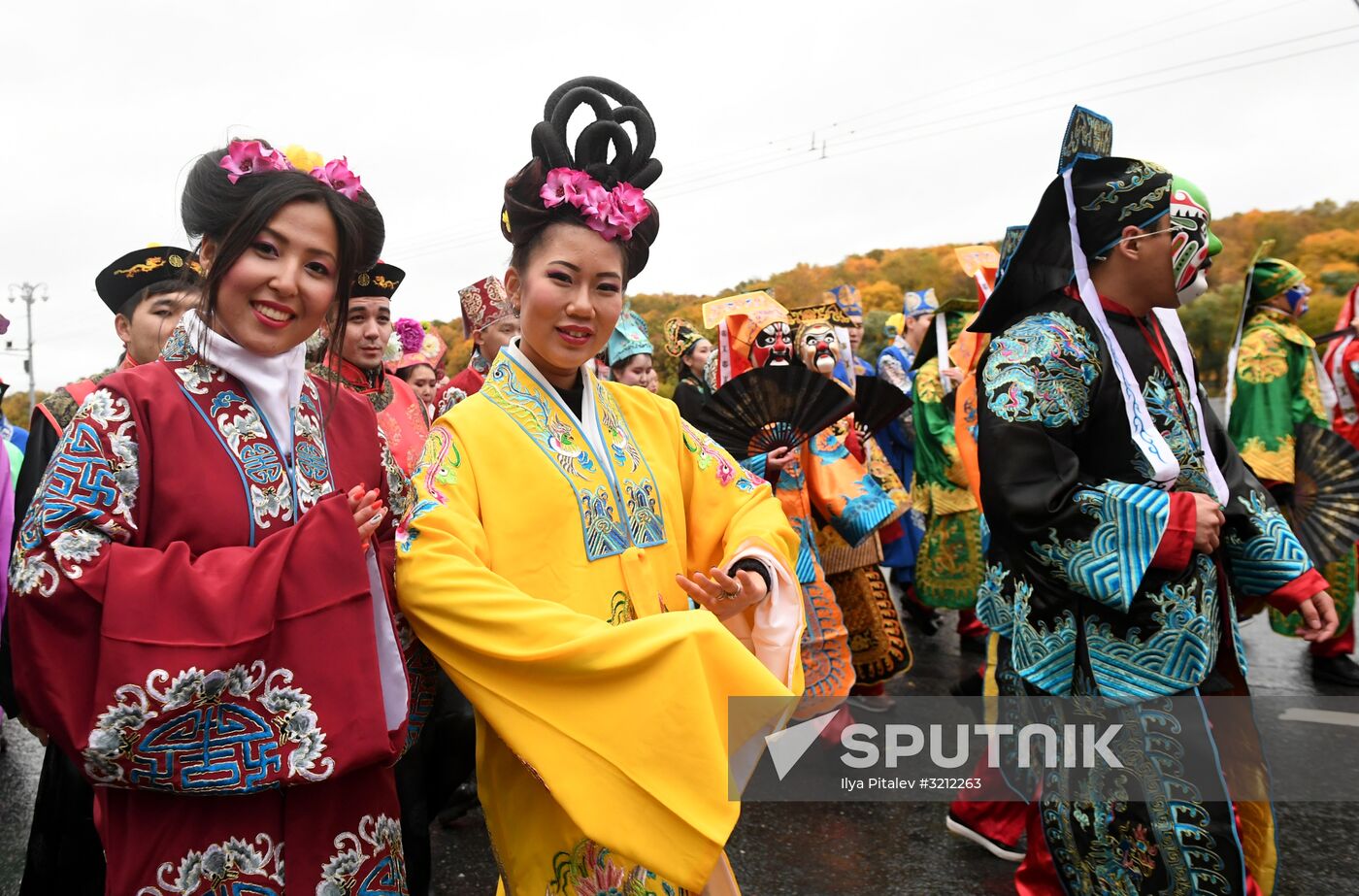 Carnival procession as part of 19th World Festival of Youth and Students