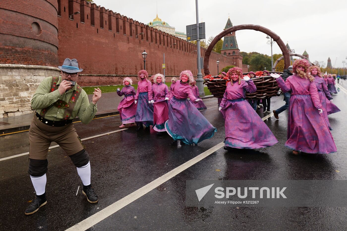 Carnival procession as part of 19th World Festival of Youth and Students