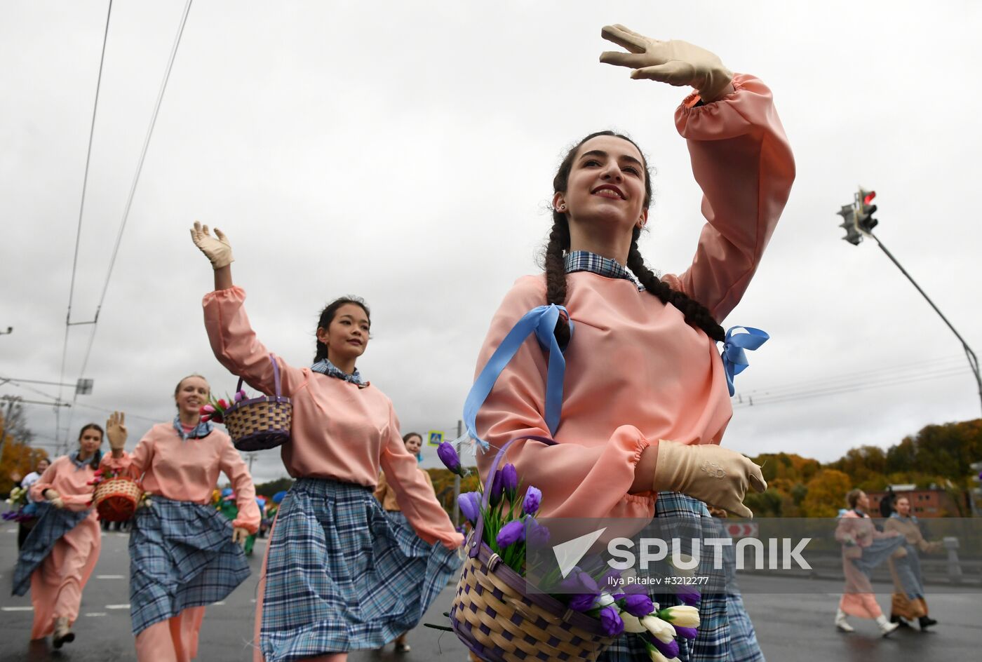 Carnival procession as part of 19th World Festival of Youth and Students