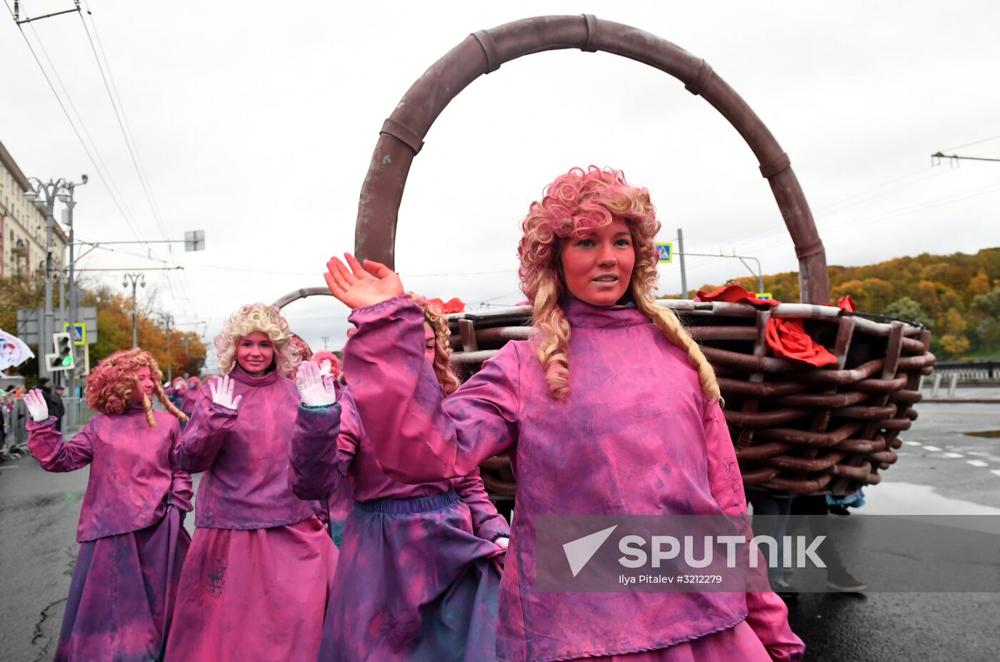 Carnival procession as part of 19th World Festival of Youth and Students