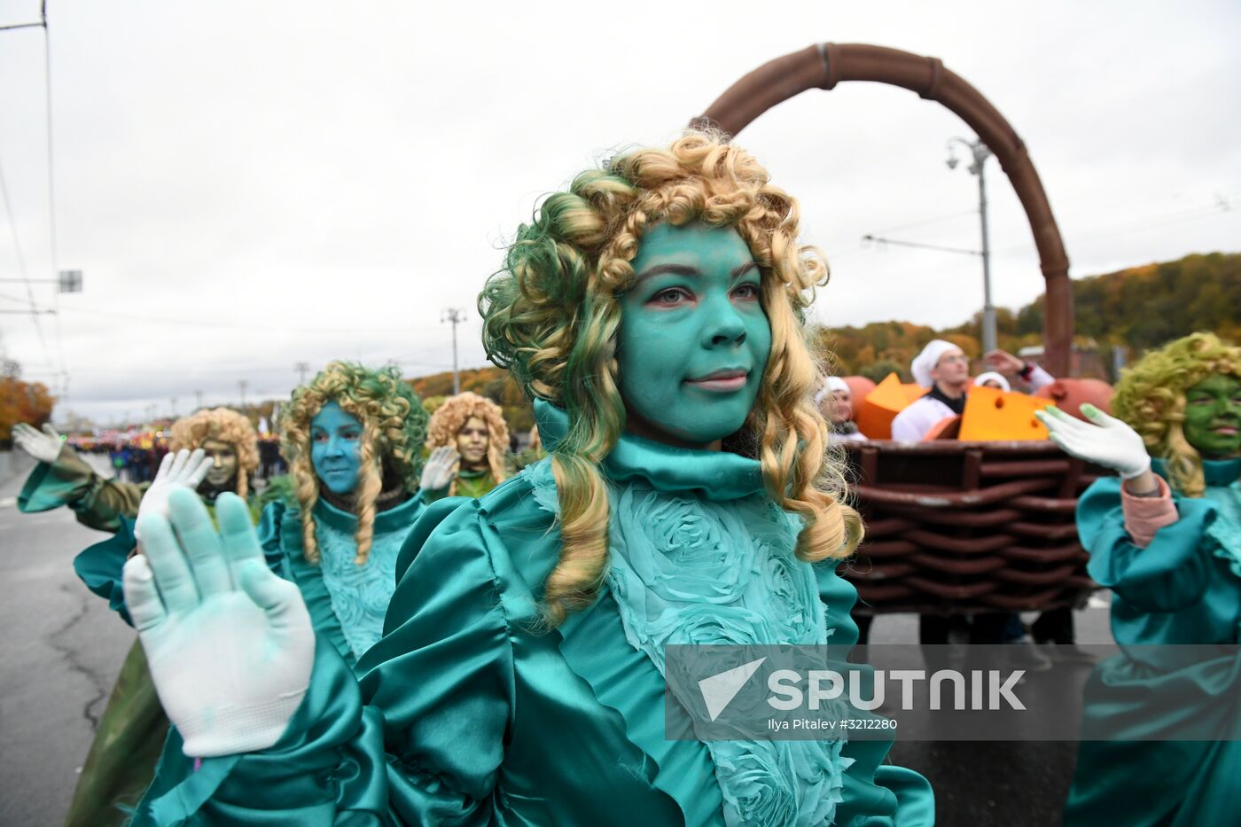 Carnival procession as part of 19th World Festival of Youth and Students