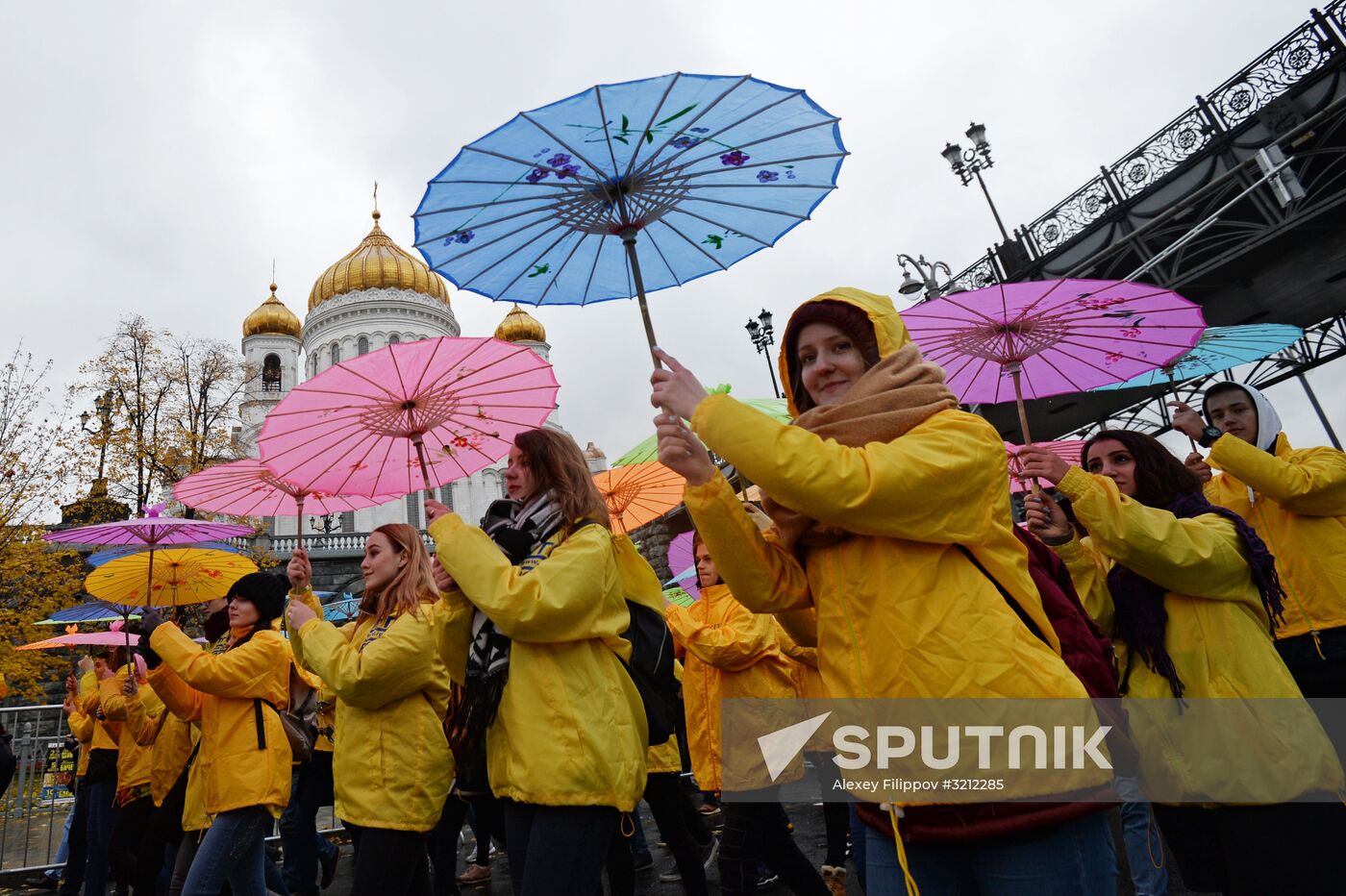Carnival procession as part of 19th World Festival of Youth and Students