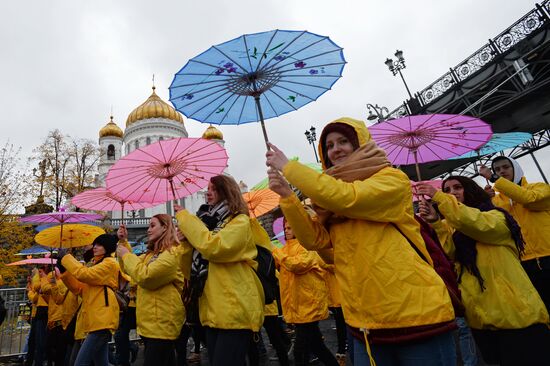 Carnival procession as part of 19th World Festival of Youth and Students
