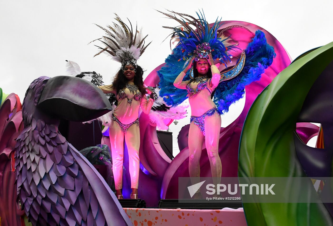 Carnival procession as part of 19th World Festival of Youth and Students