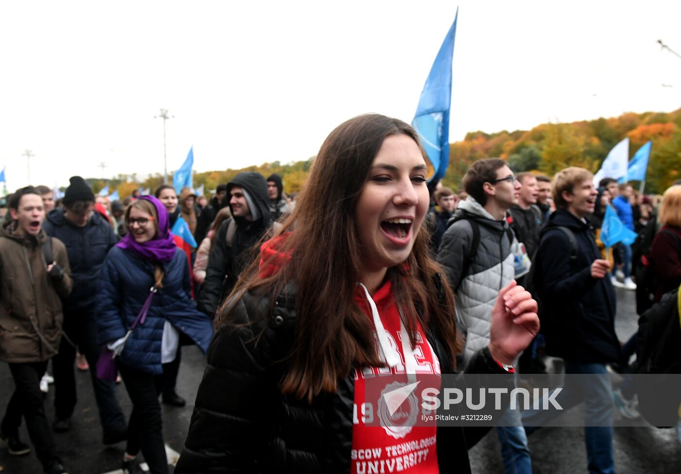 Carnival procession as part of 19th World Festival of Youth and Students