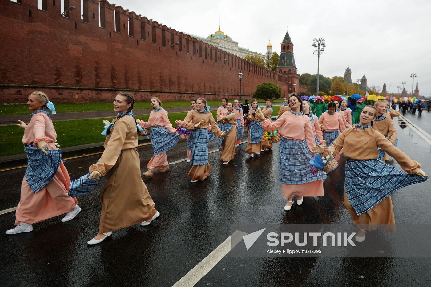 Carnival procession as part of 19th World Festival of Youth and Students