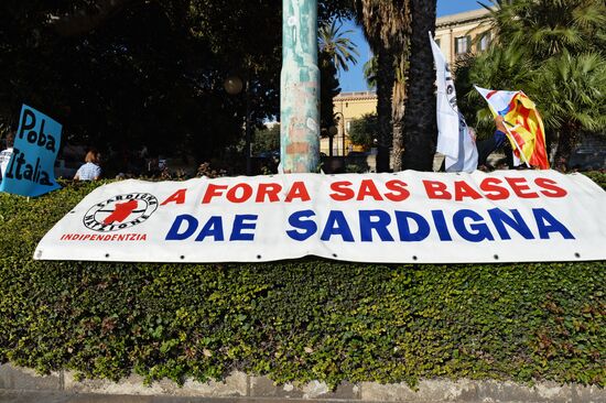 Protest against NATO in Italy