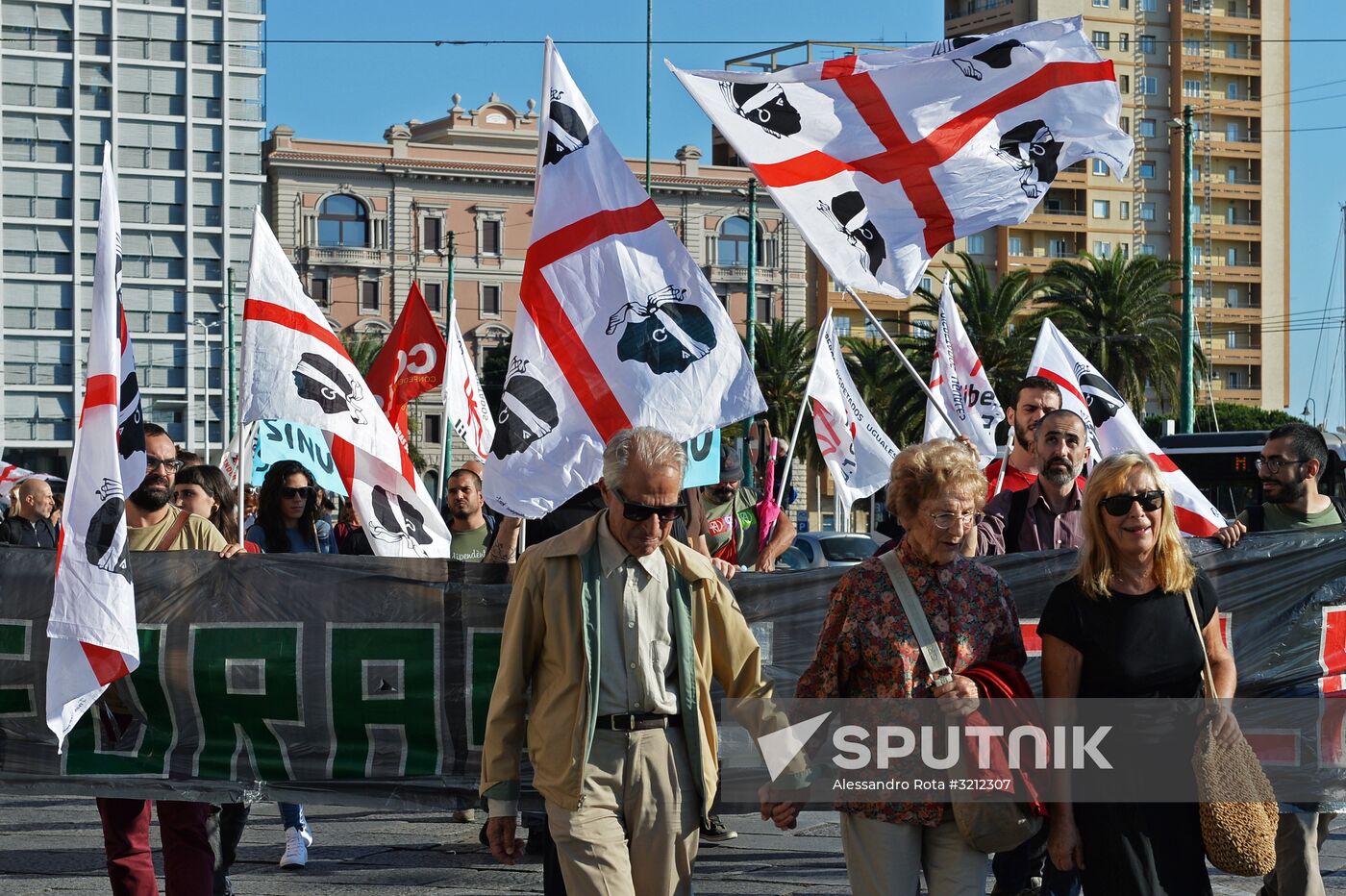 Protest against NATO in Italy