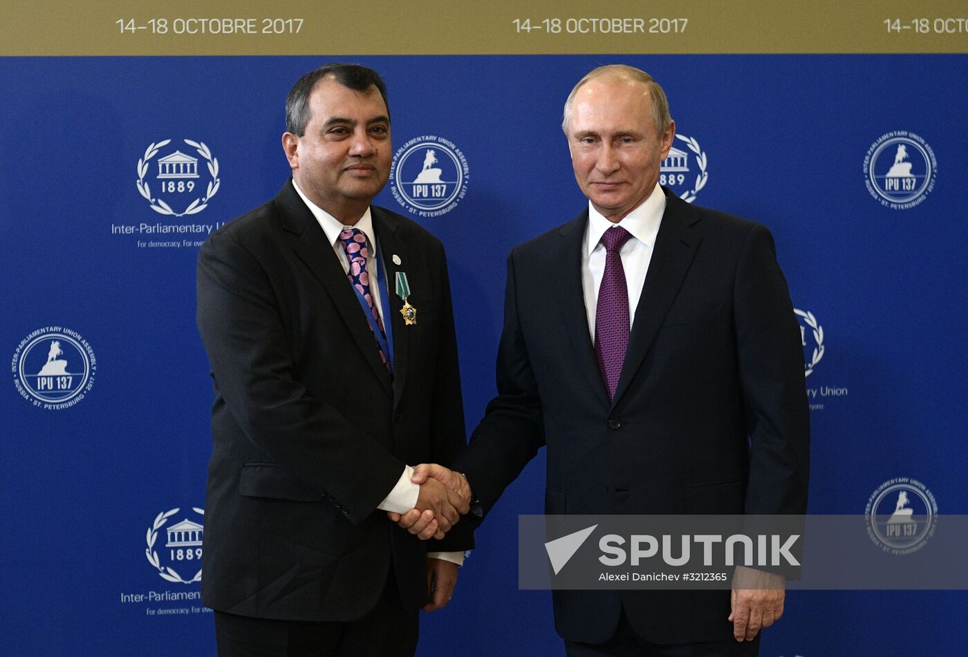 Russian President Vladimir Putin visits St. Petersburg