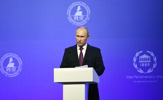 Russian President Vladimir Putin visits St. Petersburg