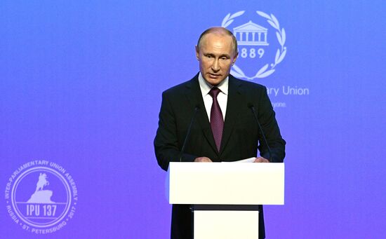Russian President Vladimir Putin visits St. Petersburg
