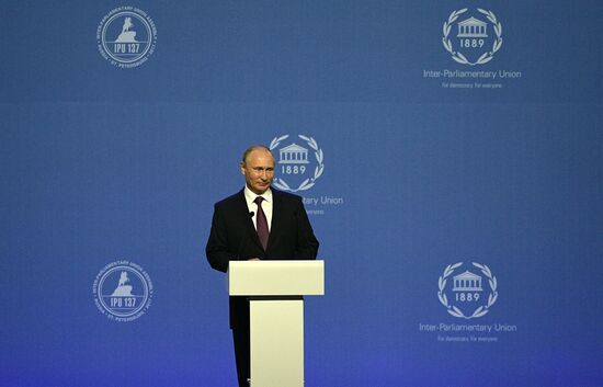 Russian President Vladimir Putin visits St. Petersburg