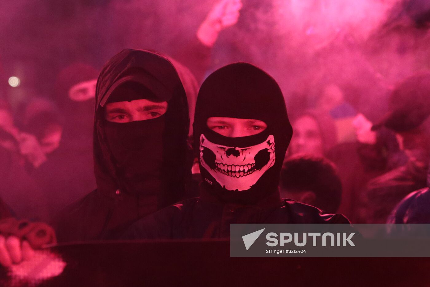 Rallies of nationalists in Ukraine
