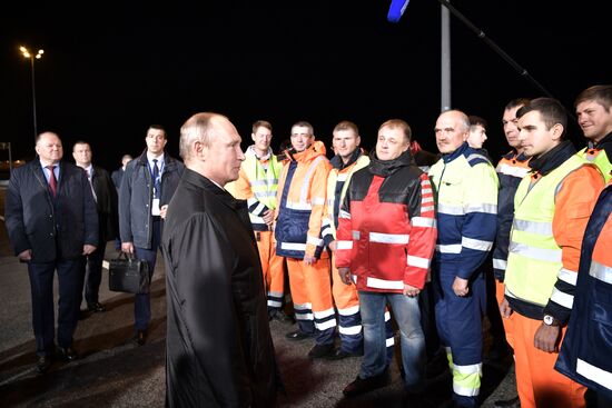 Russian President Vladimir Putin visits St. Petersburg