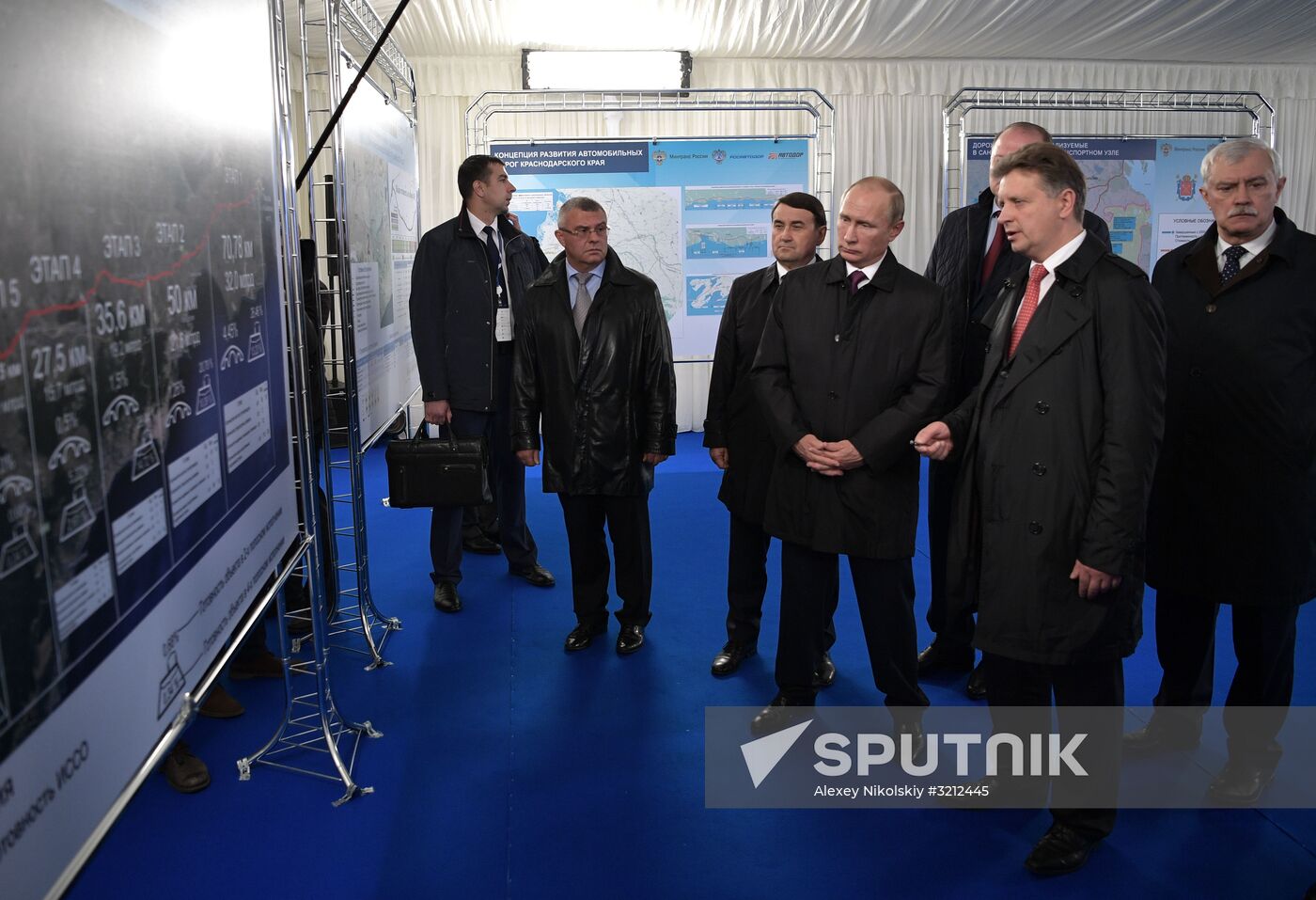 Russian President Vladimir Putin visits St. Petersburg