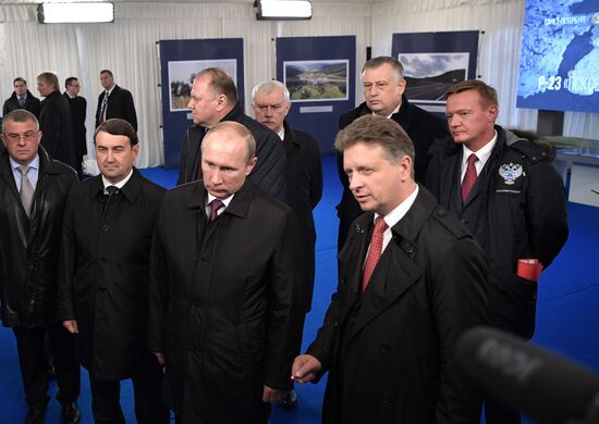 Russian President Vladimir Putin visits St. Petersburg