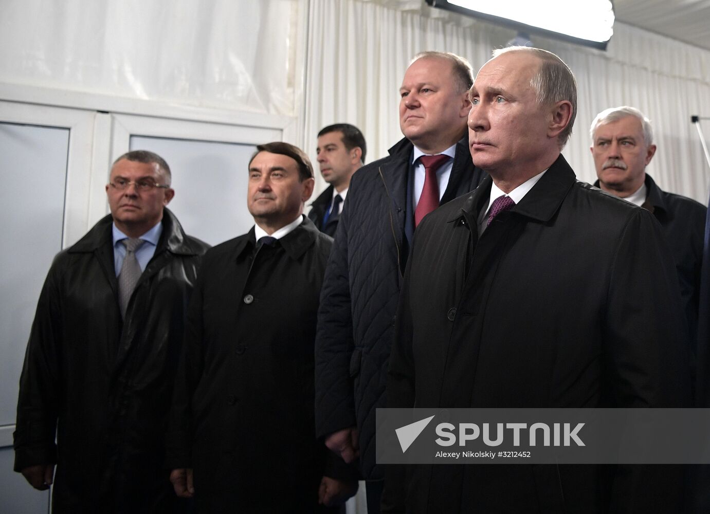 Russian President Vladimir Putin visits St. Petersburg