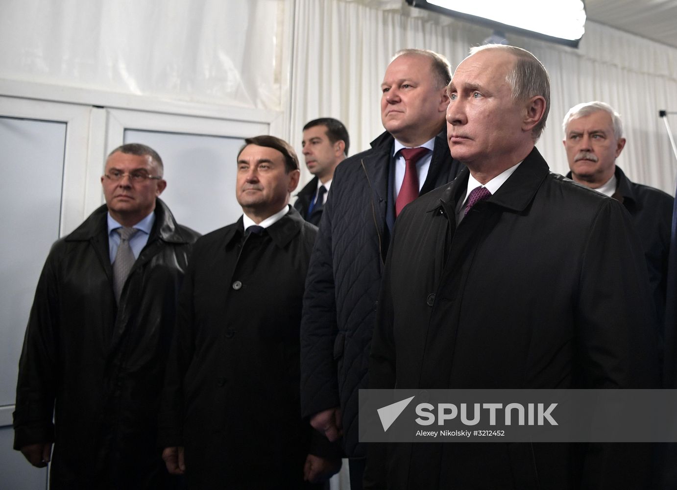 Russian President Vladimir Putin visits St. Petersburg