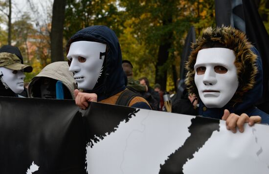 Nationalist rallies in Ukraine