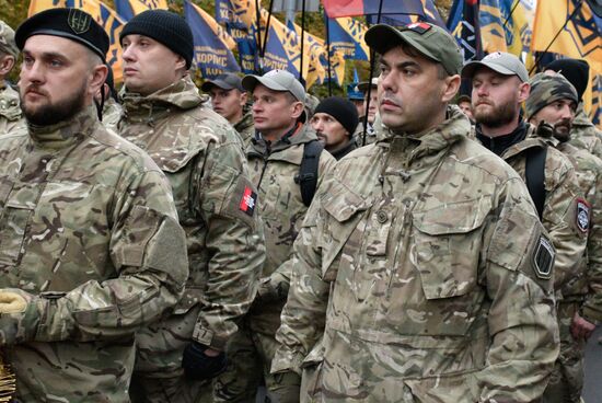 Nationalist rallies in Ukraine