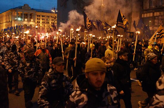 Nationalist rallies in Ukraine