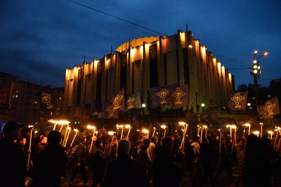 Nationalist rallies in Ukraine