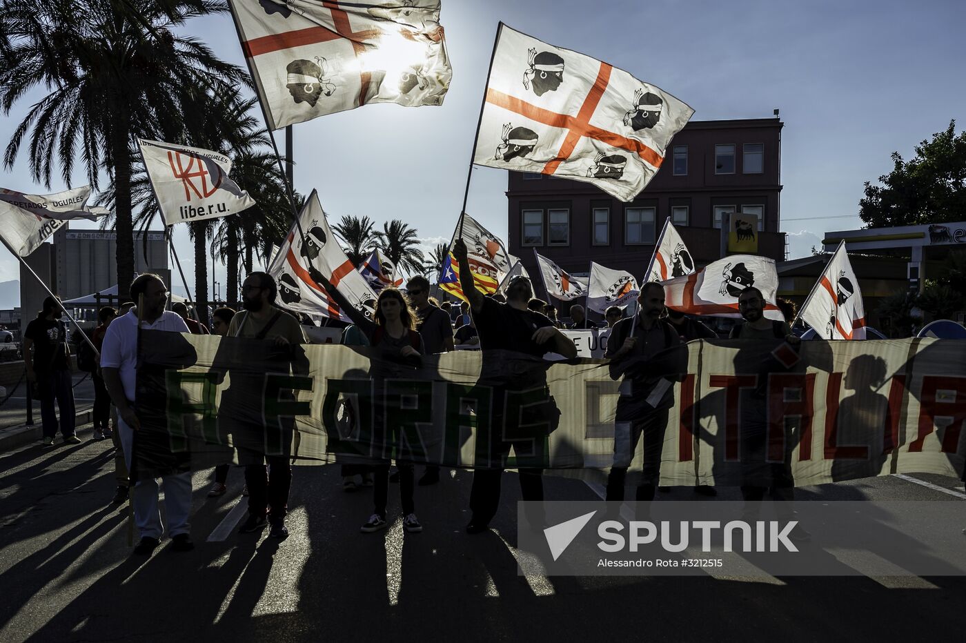 Protest against NATO in Italy