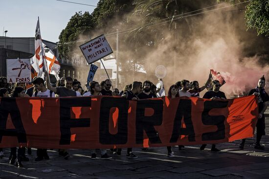 Protest against NATO in Italy