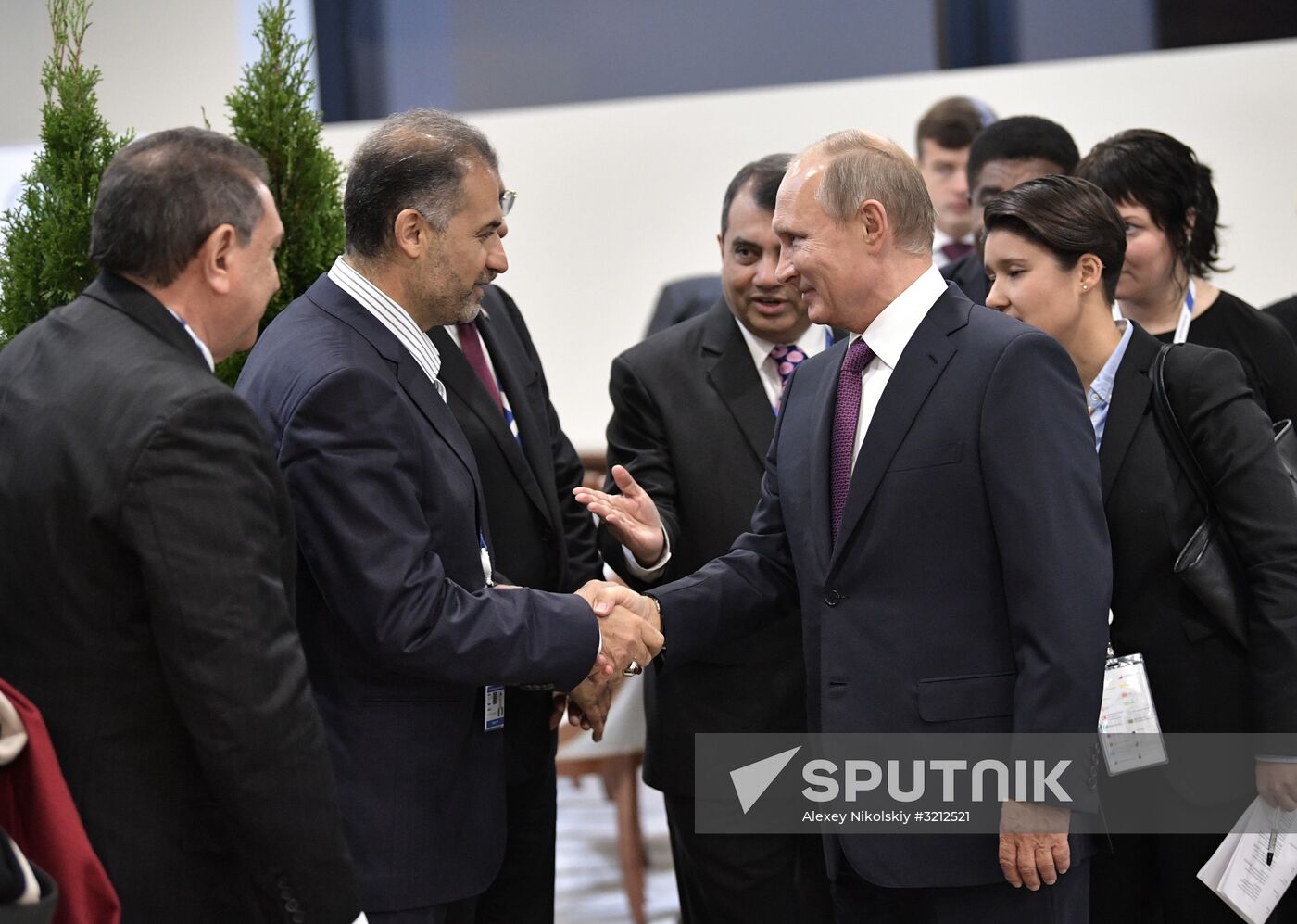 Russian President Vladimir Putin visits St. Petersburg
