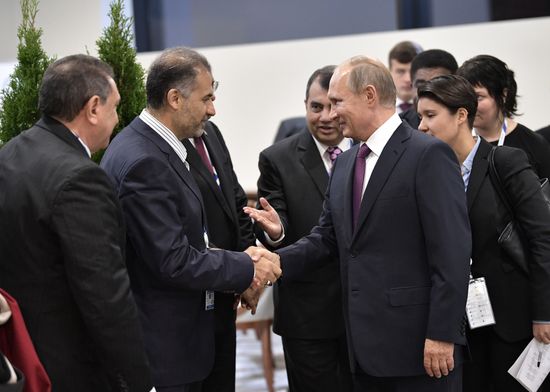 Russian President Vladimir Putin visits St. Petersburg