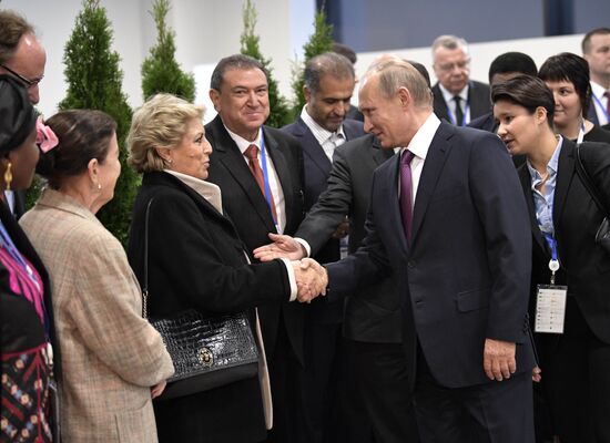 Russian President Vladimir Putin visits St. Petersburg
