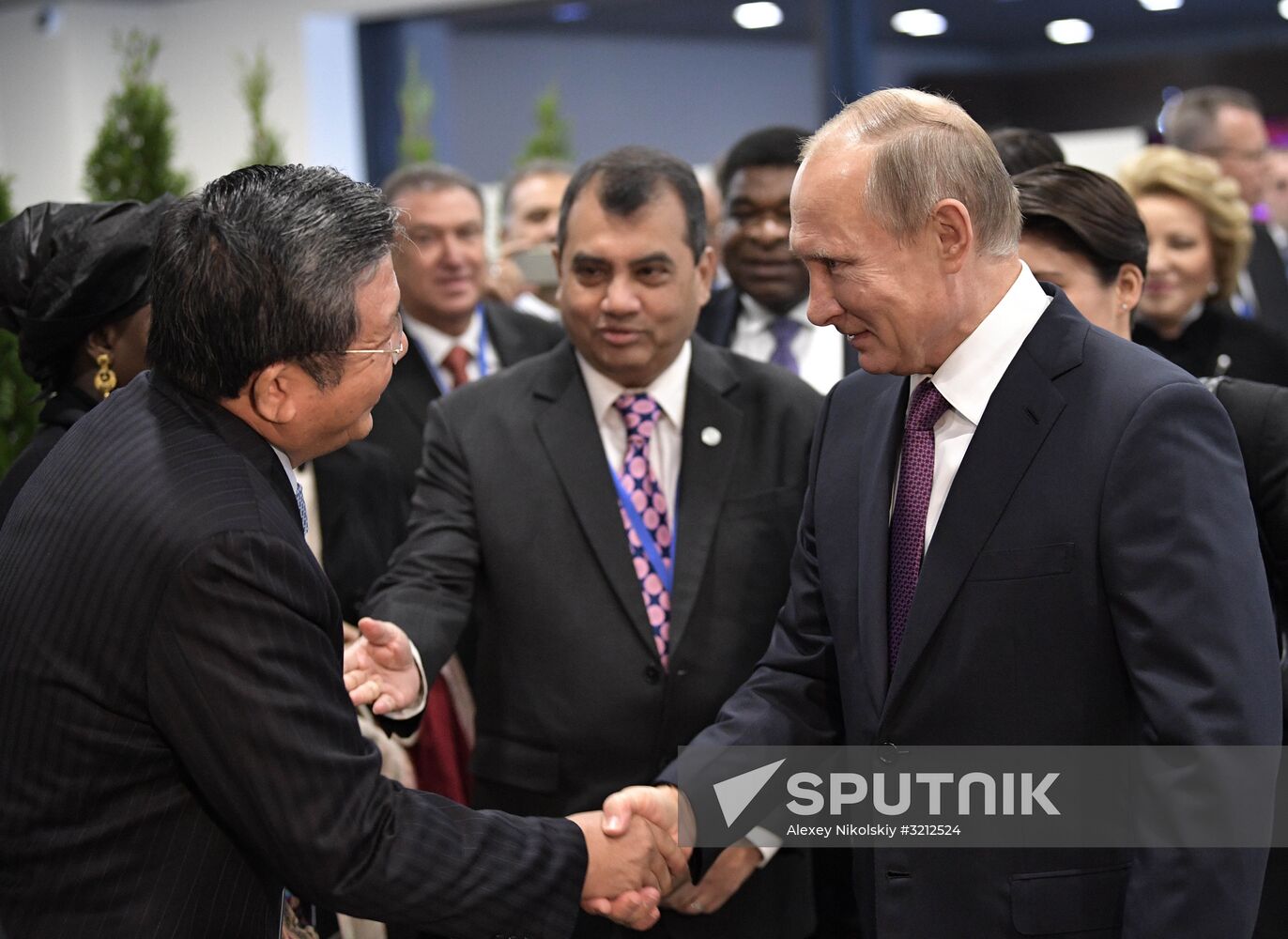 Russian President Vladimir Putin visits St. Petersburg