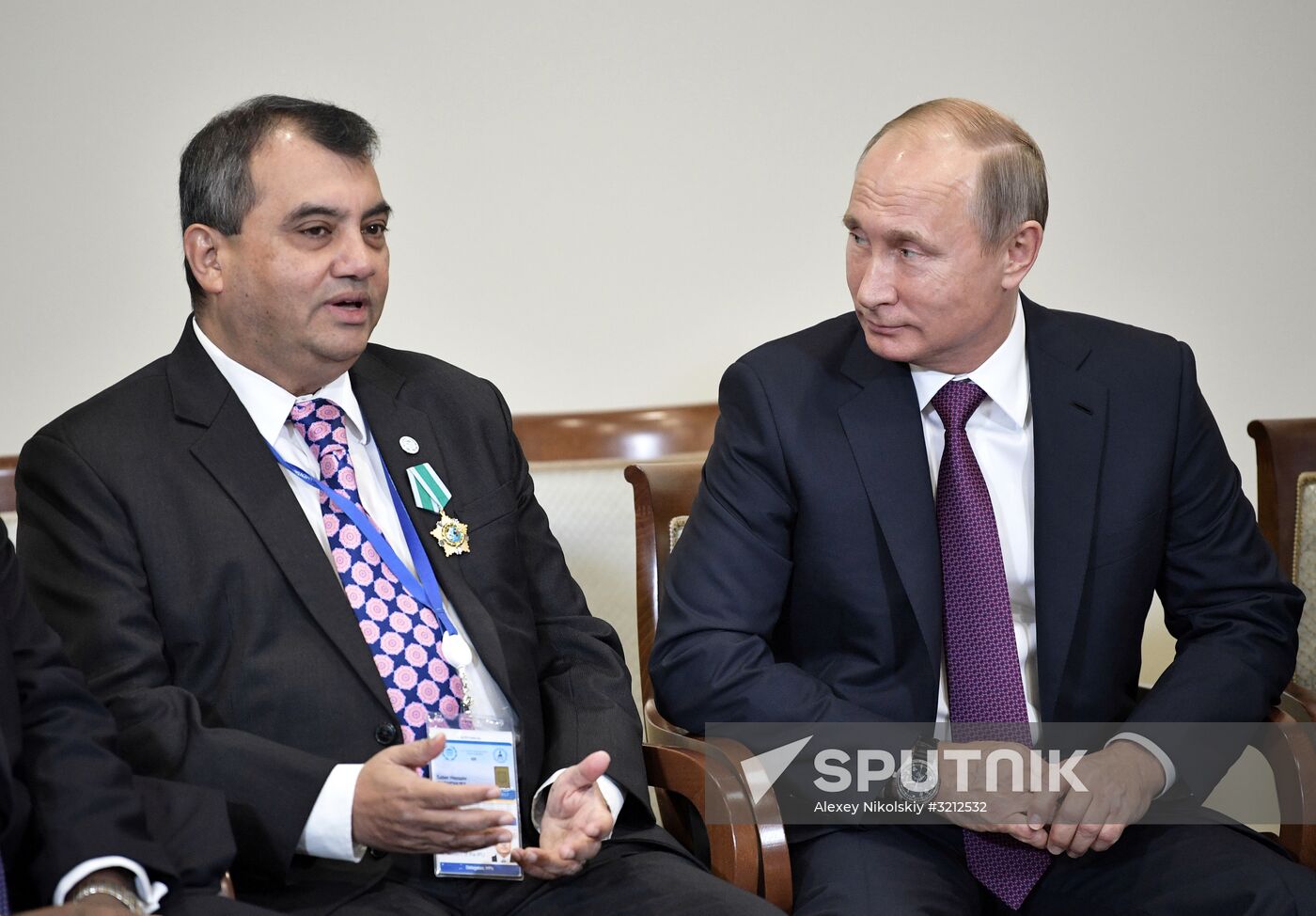 Russian President Vladimir Putin visits St. Petersburg
