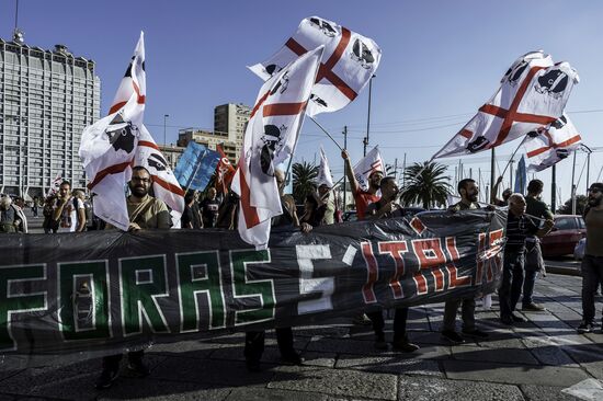 Protest against NATO in Italy