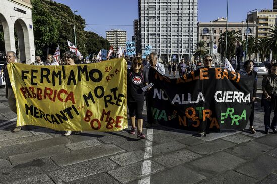 Protest against NATO in Italy