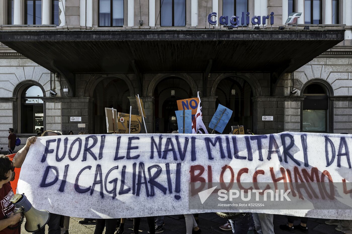 Protest against NATO in Italy
