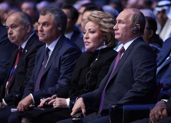 Russian President Vladimir Putin visits St. Petersburg