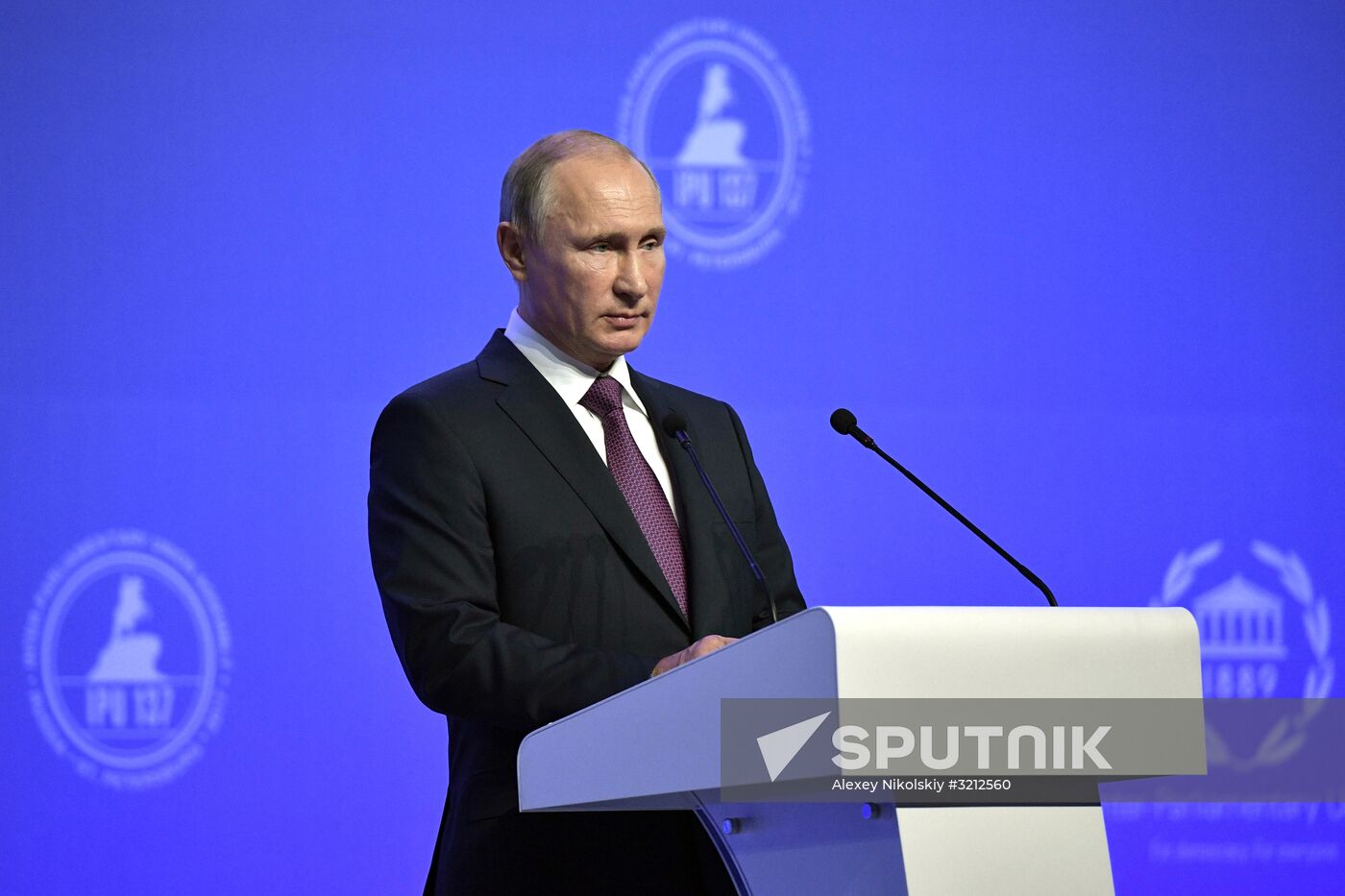 Russian President Vladimir Putin visits St. Petersburg