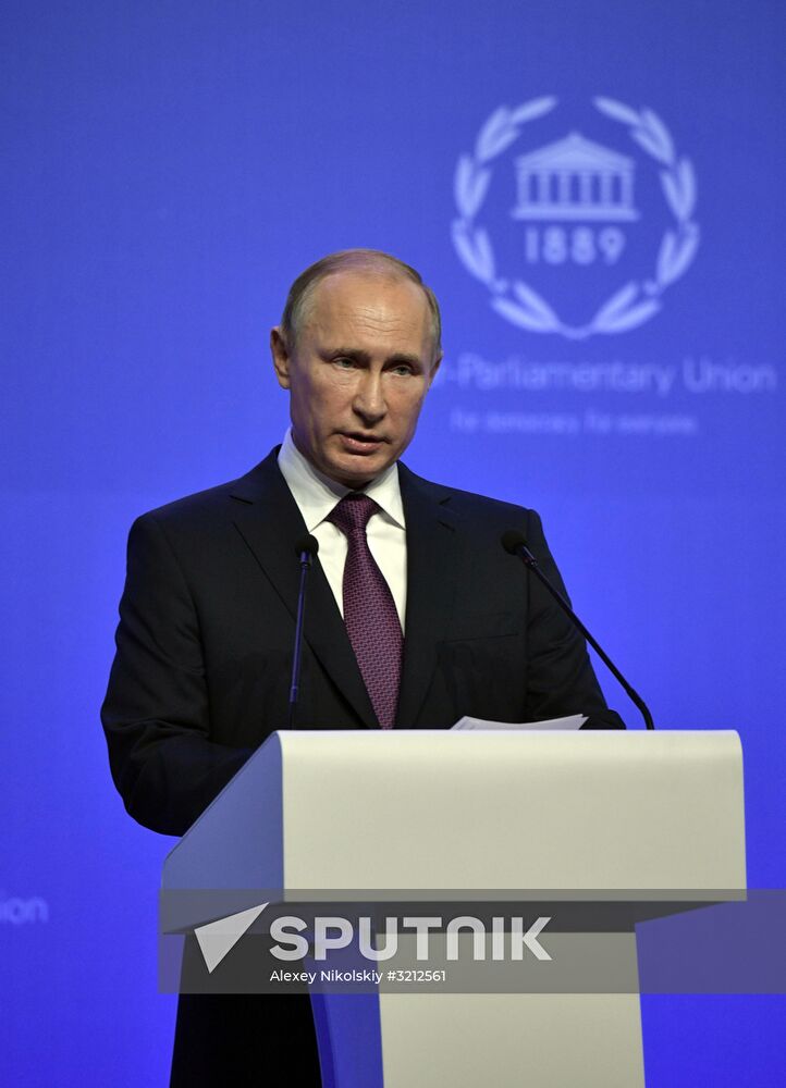 Russian President Vladimir Putin visits St. Petersburg