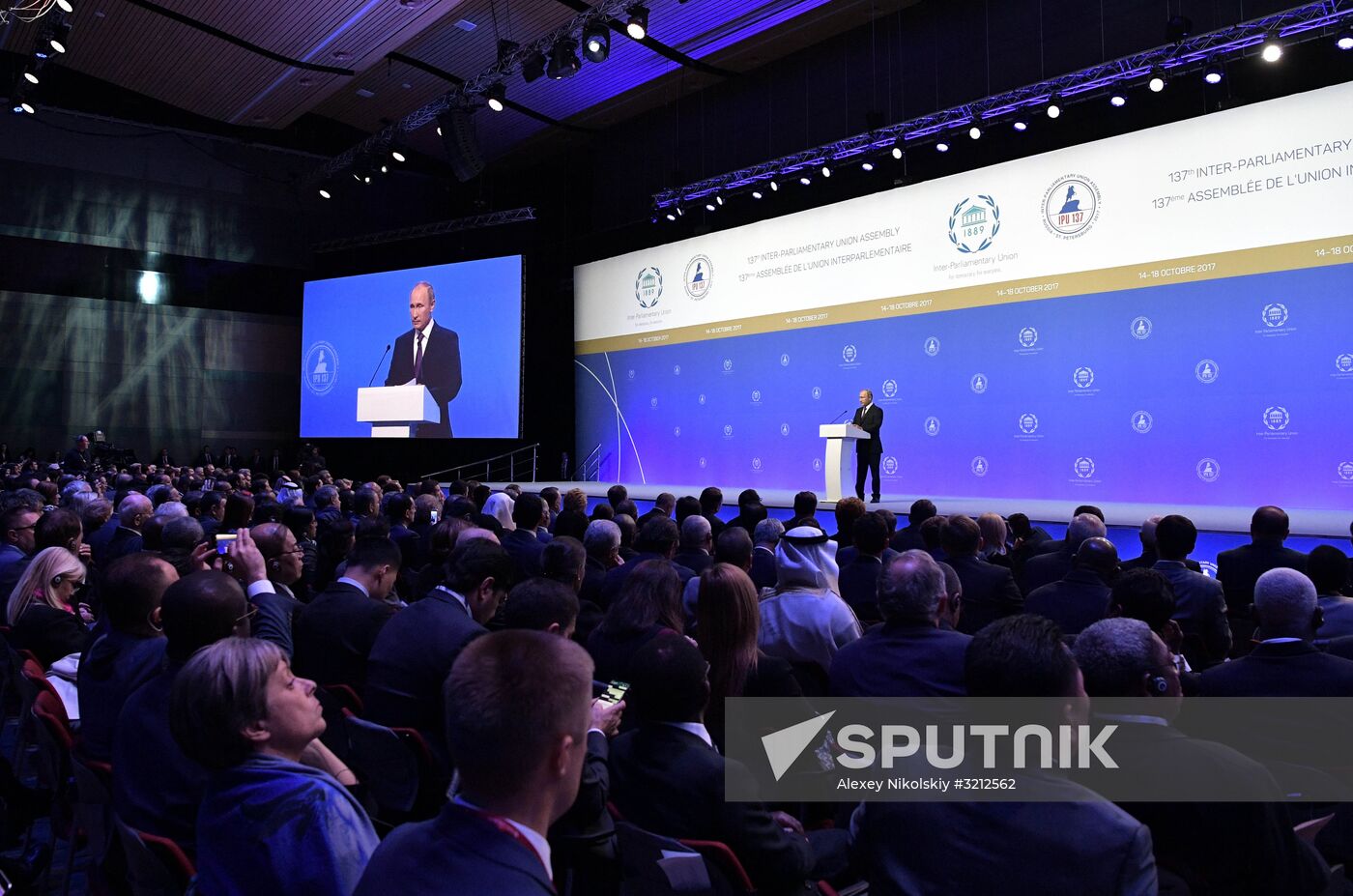 Russian President Vladimir Putin visits St. Petersburg