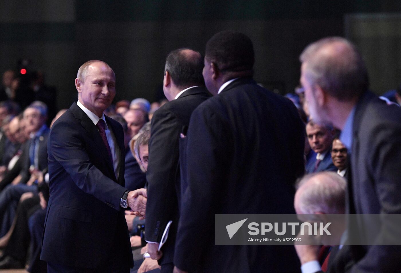 Russian President Vladimir Putin visits St. Petersburg