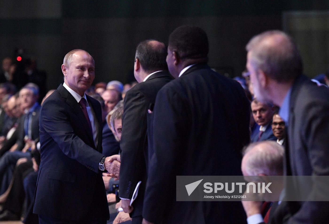 Russian President Vladimir Putin visits St. Petersburg