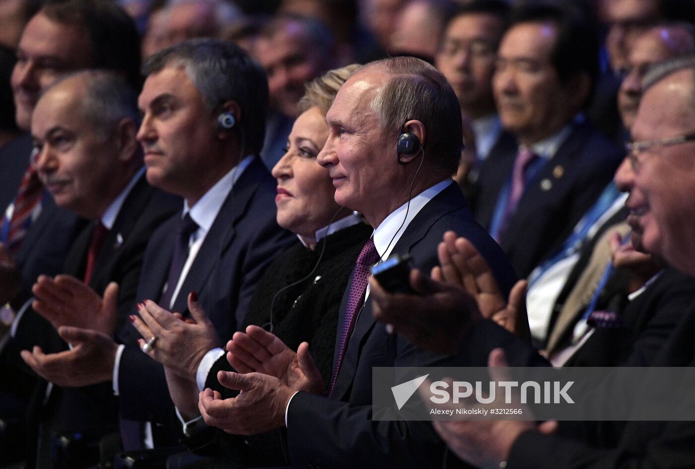 Russian President Vladimir Putin visits St. Petersburg