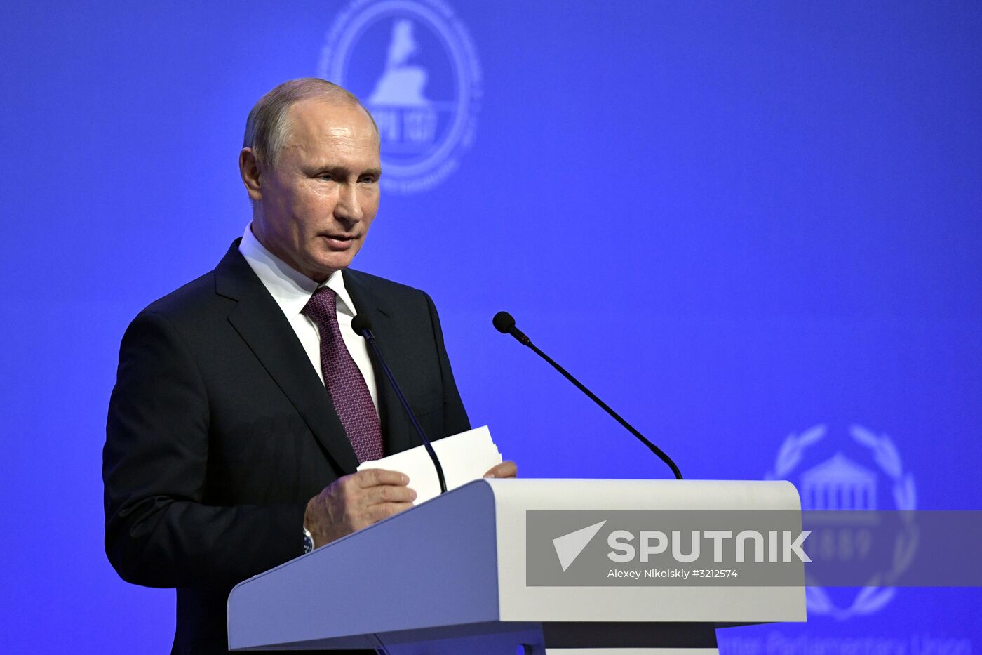Russian President Vladimir Putin visits St. Petersburg