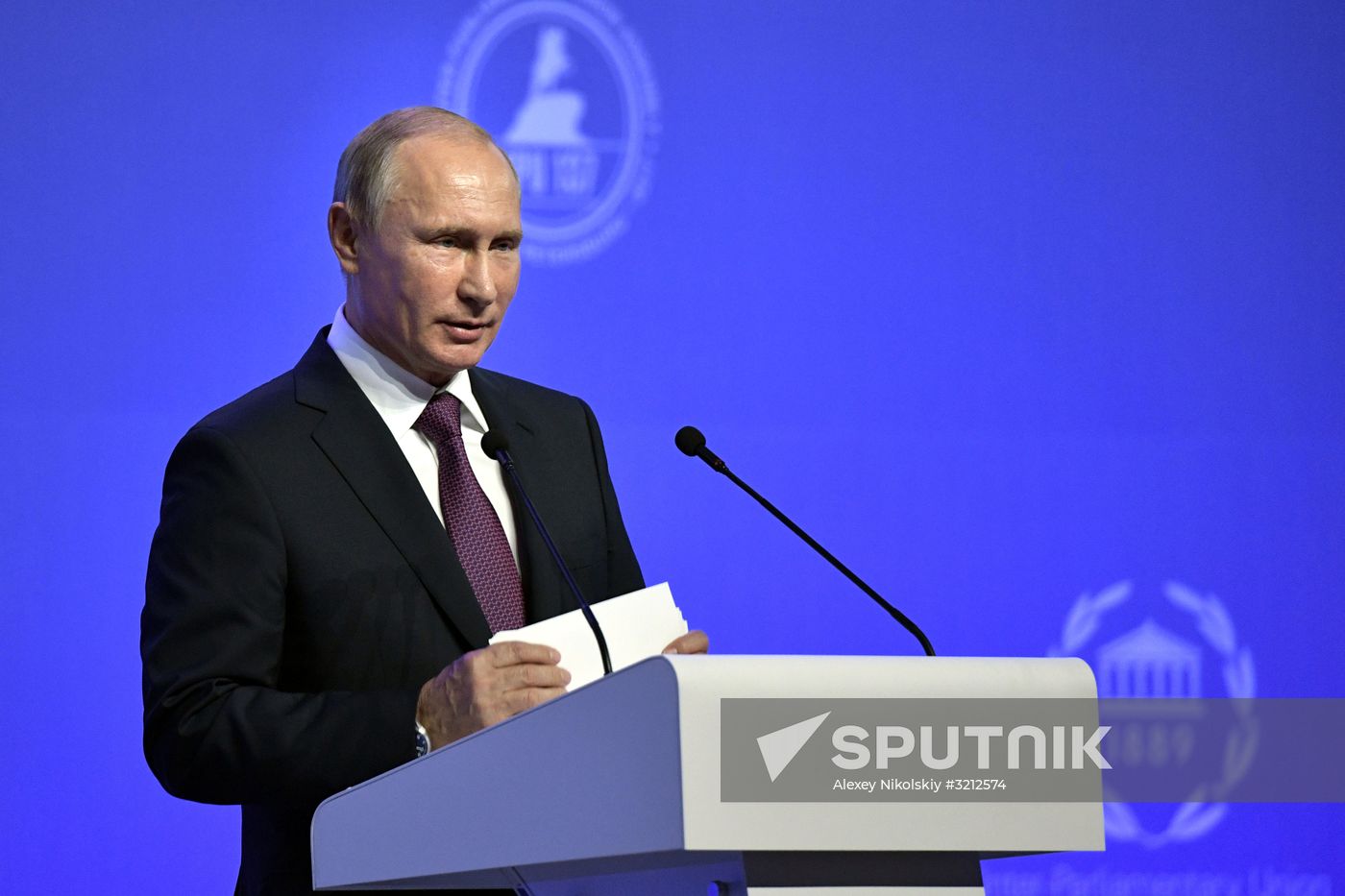 Russian President Vladimir Putin visits St. Petersburg