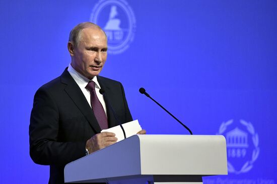 Russian President Vladimir Putin visits St. Petersburg