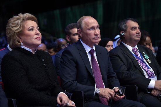 Russian President Vladimir Putin visits St. Petersburg