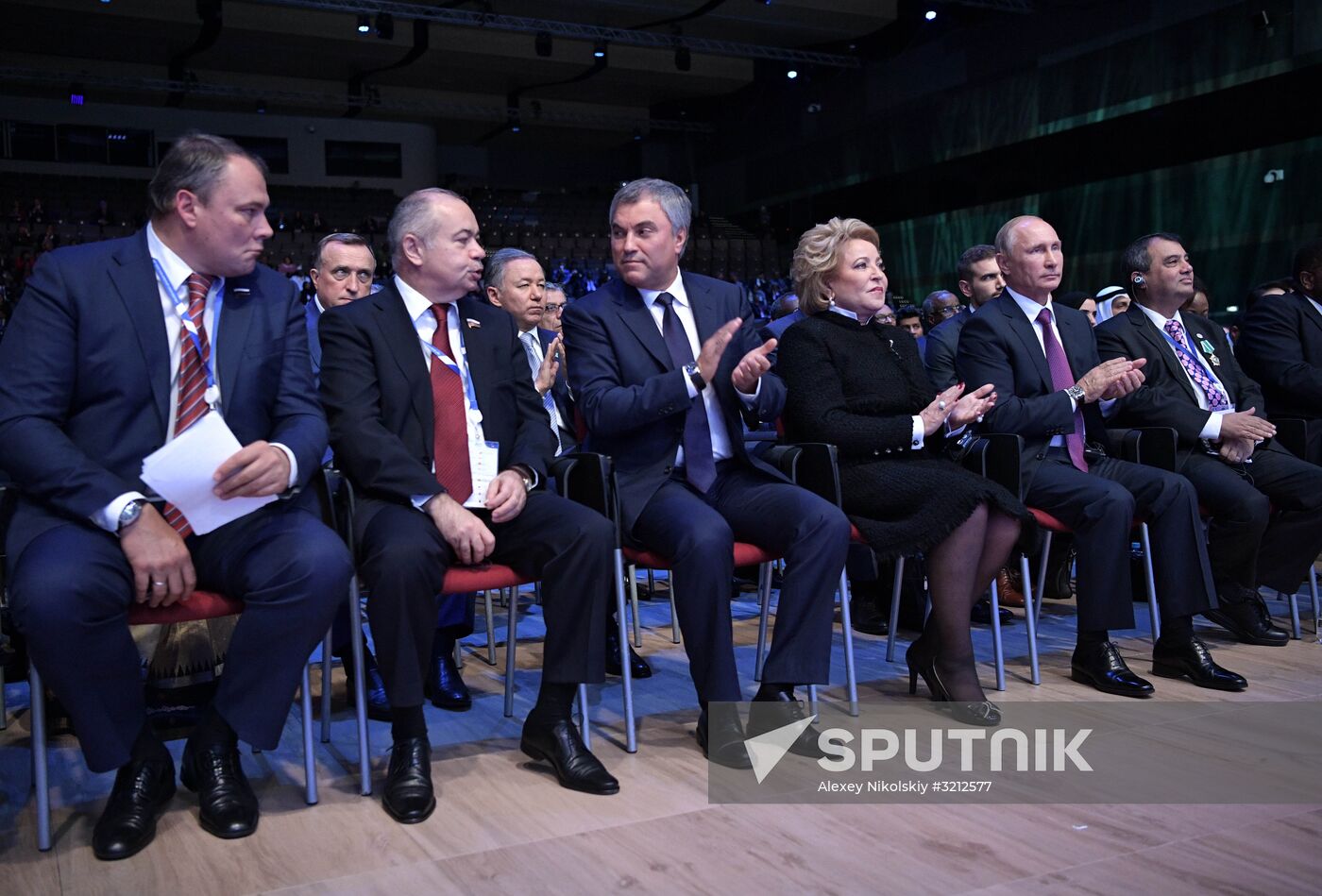 Russian President Vladimir Putin visits St. Petersburg