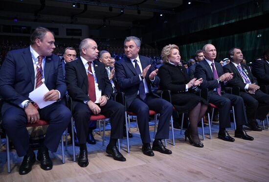 Russian President Vladimir Putin visits St. Petersburg