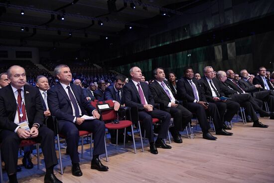 Russian President Vladimir Putin visits St. Petersburg